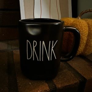 Rae Dunn black ‘drink’ coffee mug